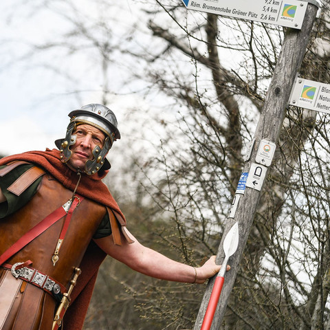 Römer am Römerkanal-Wanderweg
