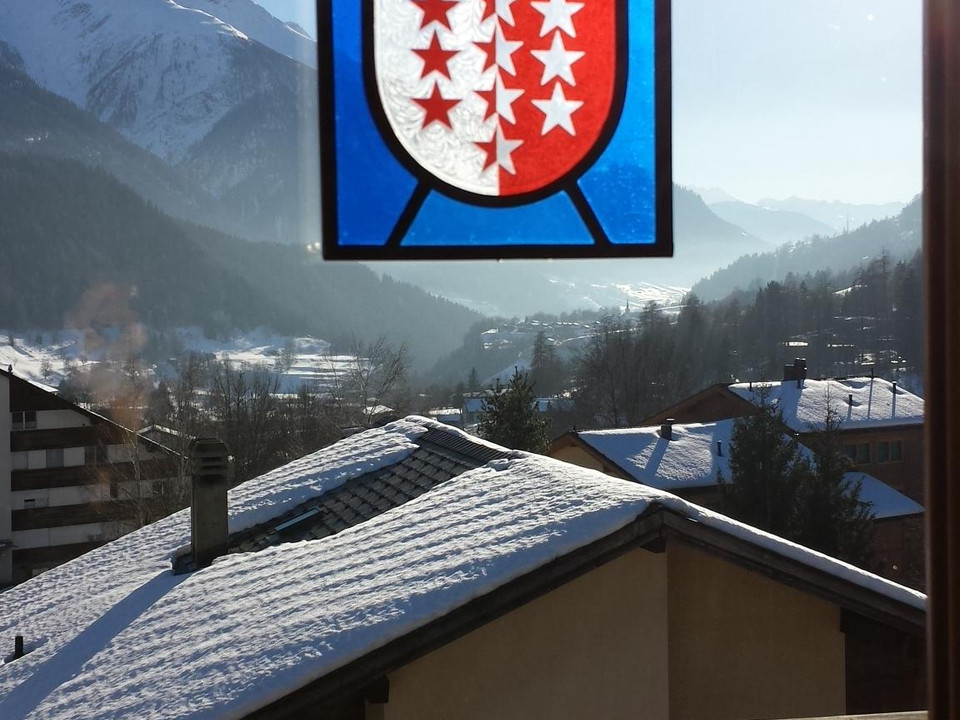 Aussicht Ferienwohnung Fiesch Gibelegga