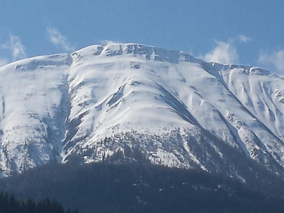 Aussicht aufs Breithorn Balkon Gibelegga