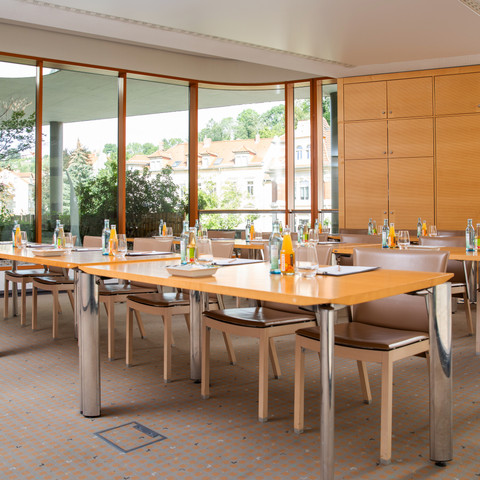 Parliamentary seating in the conference room