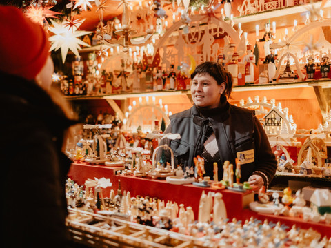 Erzgebirgisches Kunsthandwerk auf dem Schwarzenberger Weihnachtsmarkt