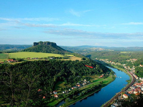 Lage zwischen Lillienstein und Königstein