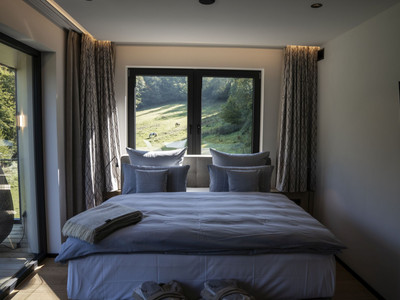 Hotel & Spa Suiten FreiWerk in Stolberg - Private Spa Suiten - Schlafzimmer