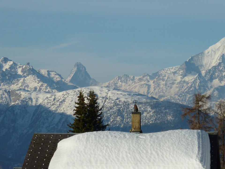 Winterwanderung Riederalp, Golmenegg, Restaurant Adler und retour