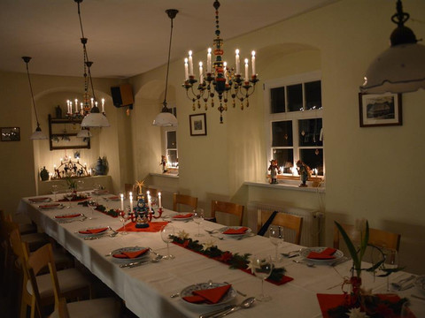 Heilig Abend in der Bauernküche