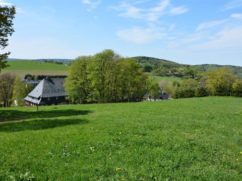 Blick auf das Verlegerhaus