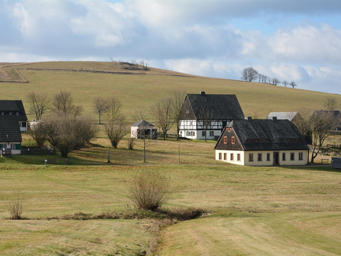 Blick auf das Freilichtmuseum
