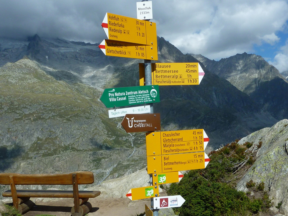 Rundwanderung Moosfluh - Märjelensee - Riederalp