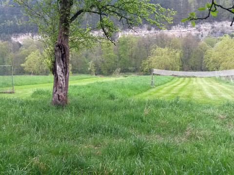 Spielmöglichkeiten direkt an der Elbe