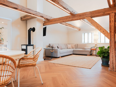 Ilsehof in Osterwieck OT Stötterlingen - Wohnzimmer mit Kamin