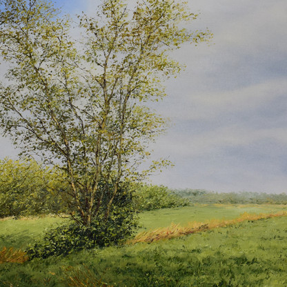 Stille, Ölbild (2024), Britta Kell