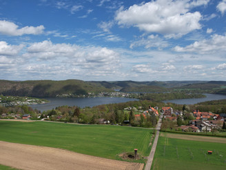 Ausblickpunkt Fünfseenblick bei Edertal-Bringhausen
