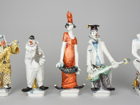 Clownskapelle, 1989, Meissener Porzellan