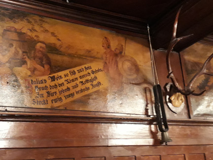 Haxenbraterei, Wandbild
