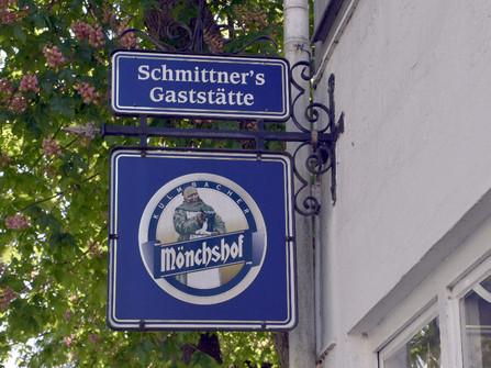 Schmittners, Brauereischild