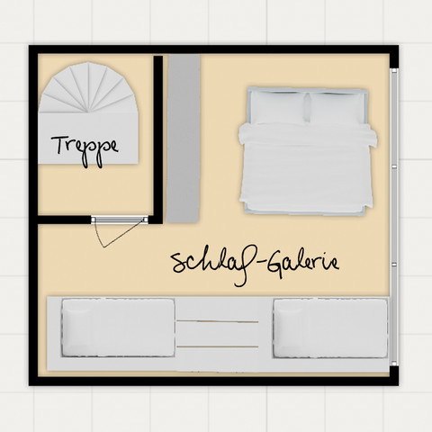 Grundriss Schlafgalerie