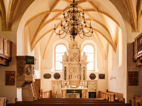 Innenansicht Kirche Zabeltitz