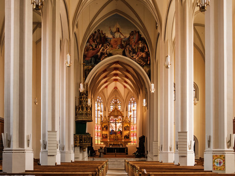 St. Aegidien Kirche in Oschatz - Innenansicht