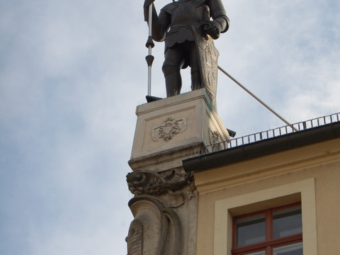 Rolandfigur in Crimmitschau