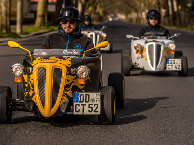 HOTSOXX Stadtrundfahrt mit Hot RodsCity tour with hot rods