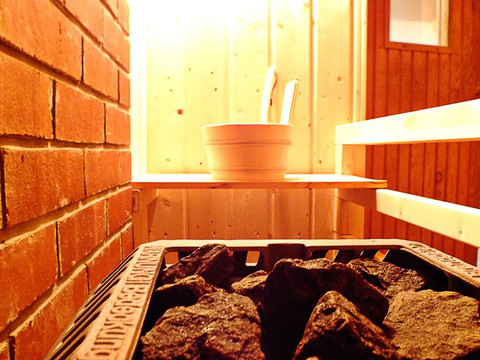 Kleine Sauna im Hotel