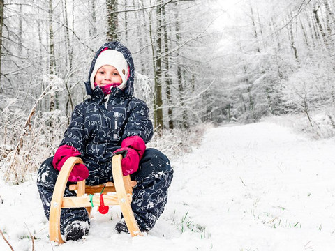 Rodelhang am Hotel (Snowtubing geplant)