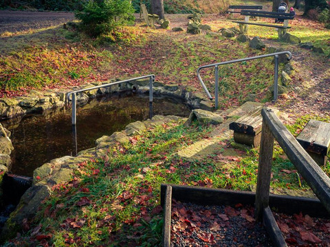 Kneipp-Anlage 10 Geh-min vom Hotel