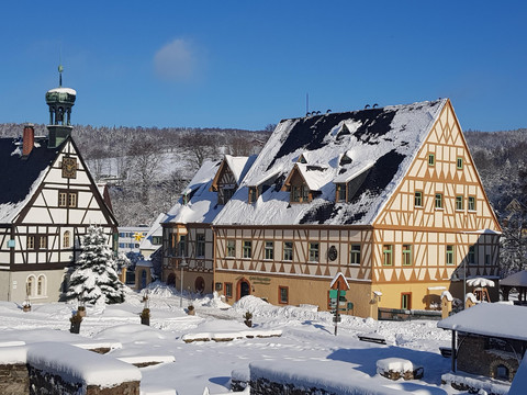 Hotel Saigerhütte im Winter