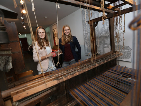 Webstuhl in den Priesterhäusern Zwickau