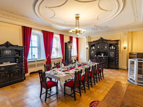 Esszimmer im Schloss Blankenhain
