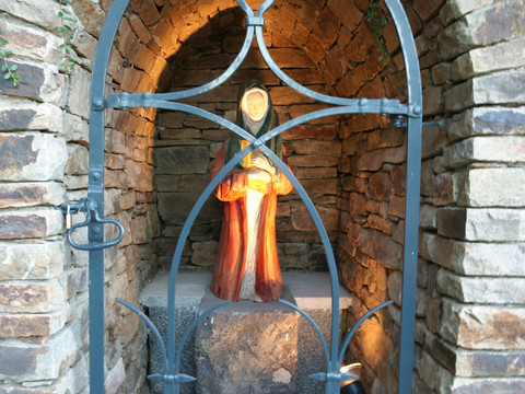 Stollenmundloch „Heilige Anna“, als Schutzpatronin der Bergleute und als Namengeberin des St. Anna-Stollen