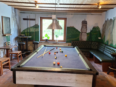 Billiard für alles Gäste des Hauses