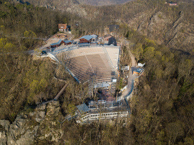 Harzer Bergtheater Thale - Drohnenaufnahme Harzer Bergtheater Thale - Drohnenaufnahme