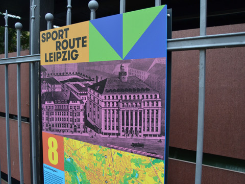 Sportroute Leipzig - Station Nr. 8