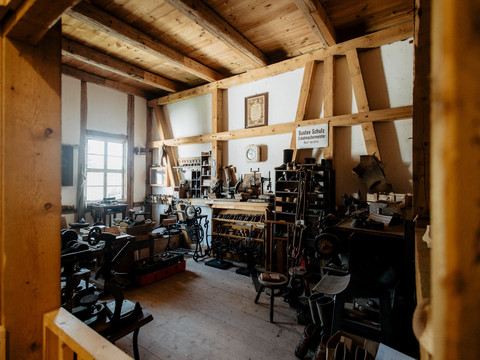 AmbrossGut Schönbrunn während der Tage des traditionellen Handwerks im Erzgebirge