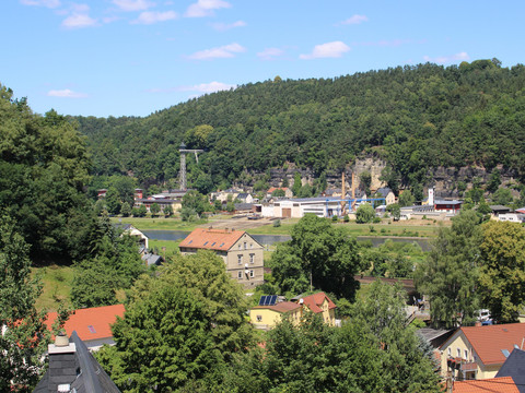 Luftansicht von der Umgebung