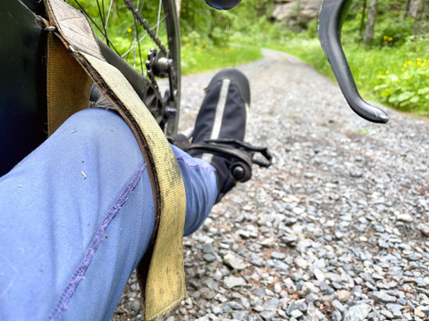 Beschaffenheit des Forstweges durch das Tal der Dürren Biela