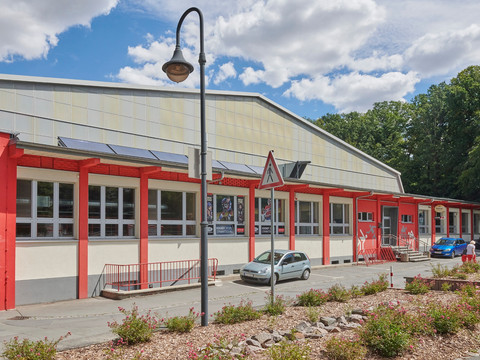 Kunsteisstadion Crimmitschau - Eingang