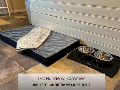 Haus Asgard in Hüttenrode - Hundebett und Futternapf stehen bereit