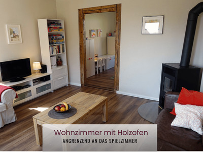 Haus Asgard in Hüttenrode - Wohnzimmer mit Holzofen