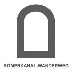 Markierung Römerkanal-Wanderweg
