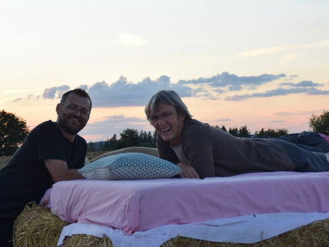 Unser Bett im Kornfeld