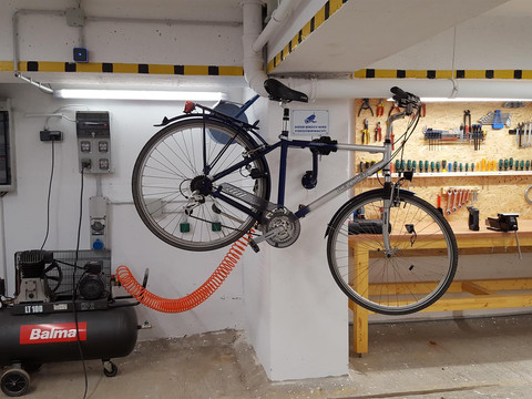 Platz für Fahrräder