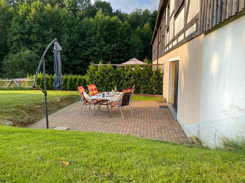 eingezäunter Garten