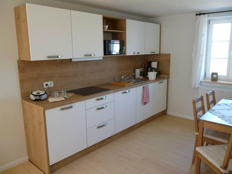Küchenzeile in Ferienwohnung 1