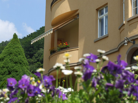 Blick vom Balkon