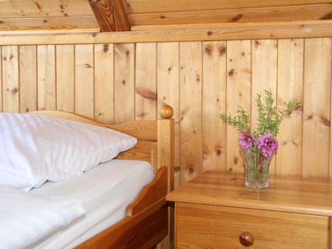 Schlafzimmer in der Ferienwohnung
