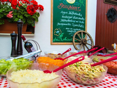 Salatbuffet Biergarten