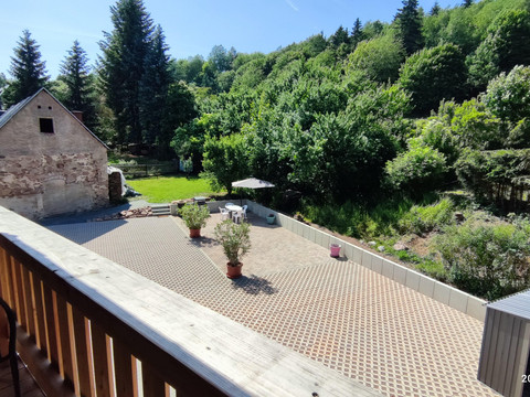 Balkone Garten Bergblick