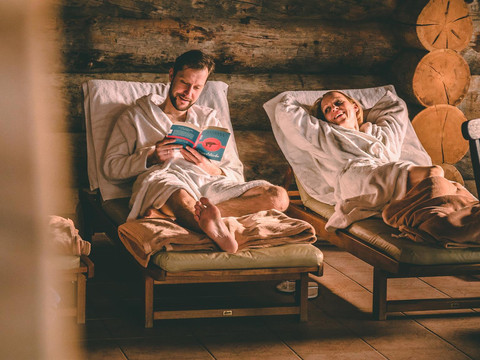 Sauna Ruhebereich
